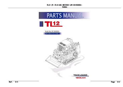 takeuchi tl12 parts manual pdf